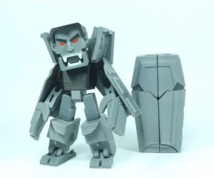 Transformable Dracula For Halloween 3D Models
