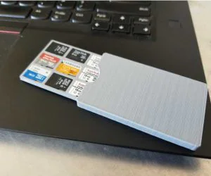 Microsd Card Wallet 3D Models