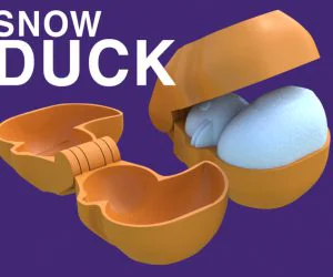Snow Duck 3D Models