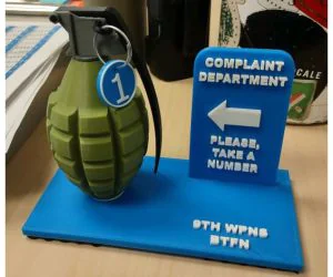 Complaint Grenade 3D Models