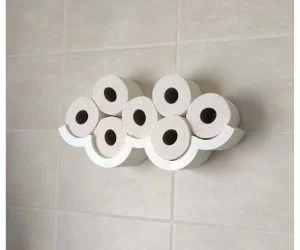 Cloud Toilet Paper Holder 3D Models