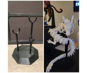 Stand For Articulating Dragon 3D Models