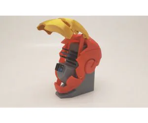 Updated Mechanical Iron Man Sd Card Holder 3D Models