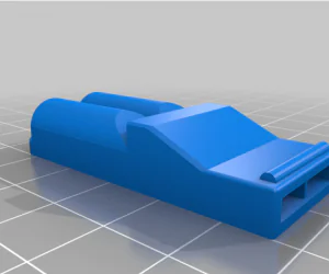 Superloud Compact Emergency Whistle 3D Models