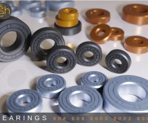 Bearings Printinplace 5 Sizes 608 609 6000 6002 6004 3D Models