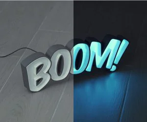 Led Marquee Boom 3D Models