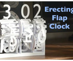 Erecting Flap Clock 3D Models