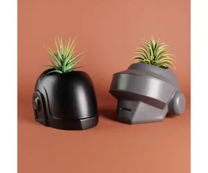 Daft Punk Plant Pot 3D Models