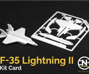 F35 Lightning Ii Kit Card 3D Models