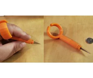 Finger Loop Hobby Knife 3D Models