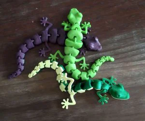 Articulated Lizard V2 3D Models