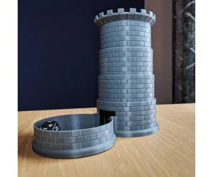Collapsible Dice Tower 3D Models