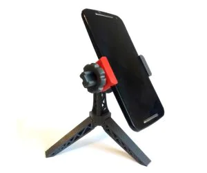 Tripod Phone Stand No Screw 3D Models