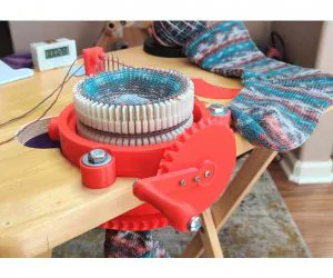 Circular Sock Knitting Machine For My Mom And You 3D Models