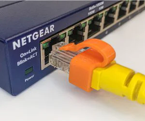 Ethernet Rj45 Clip To Securerepairfix Broken Tab 3D Models