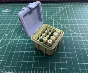 Aaa Battery Storage Box 3D Models