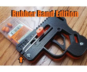 Tic Tac Gun Rubber Band Edition 3D Models