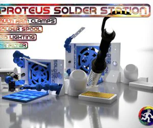 Proteus Solder Station 80Mm Fan 3D Models