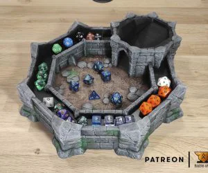 Dice Tower Tray 3D Models