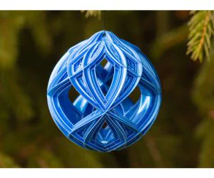 Kaleidoscope Christmas Balls Set Of 3 3D Models