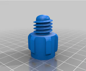 Silicone Cap With Nozzle Storage 3D Models