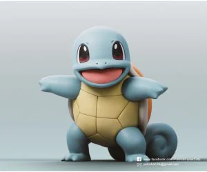 Squirtlepokemon 3D Models