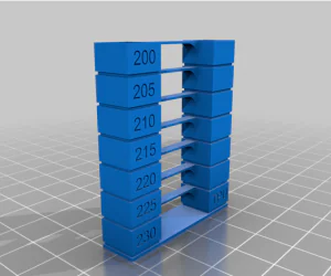 Temp Tower Plaabspetg 3D Models