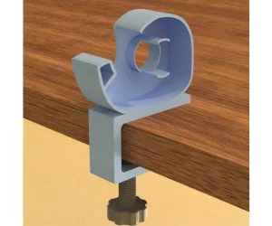 Tape Dispenser With Table Clamp 3D Models