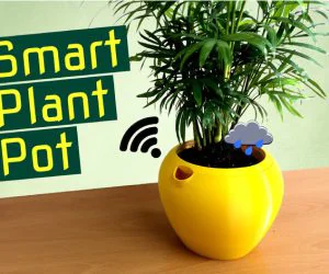 Smart Selfwatering Plant Pot Planter “Flaura” 3D Models
