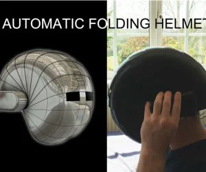 Automatic Folding Helmet V1 3D Models