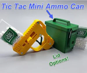 Tic Tac Mini Ammo Can 3D Models