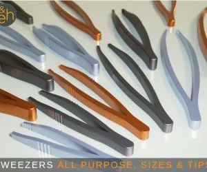 Tweezers 20 Different All Purpose Readytoprint Tweezers From 80 Mm3.1″ To 160 Mm6.3″ 3D Models