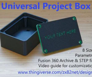 Universal Project Box 3D Models