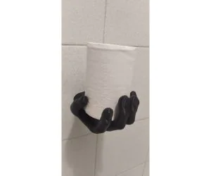 Hand Towel Or Toilet Paper Hanger 3D Models