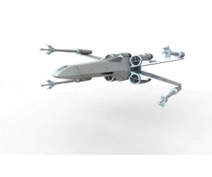 Xwing Fighter Wworking Xwing 3D Models