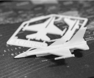 F16 Fighting Falcon Kit Card 3D Models