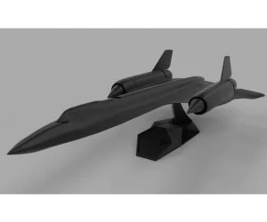 Lockheed Sr71A Blackbird 3D Models