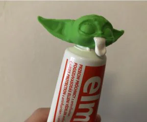 Baby Yoda Elmex Toothpaste Vomit 3D Models
