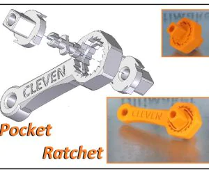 Pocket Ratchet Wrench 3D Models