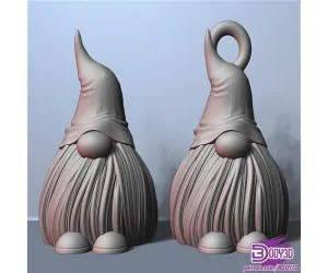 Gnome Christmas Tree 3D Models