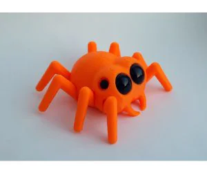 Gizo The Spider Keychain For Backpack 3D Models
