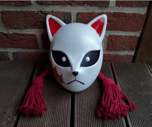 Kitsune Fox Mask 3D Models