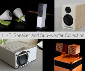 Speaker And Subwoofer Collection 3D Models