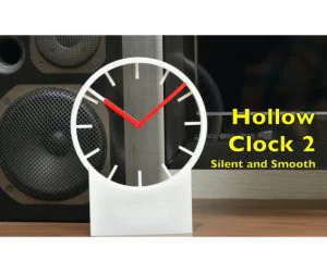 Hollow Clock 2 Silent And Smooth 3D Models