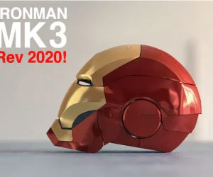 Old Iron Man Helmet Mk3 3D Models
