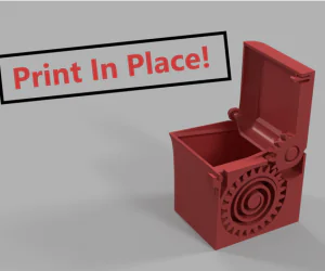 Printinplace Spring Loaded Box 3D Models