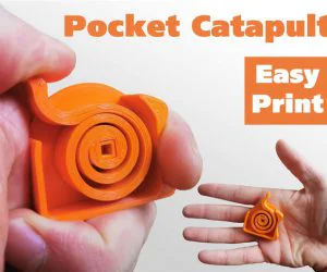 Pocket Catapult 3D Models