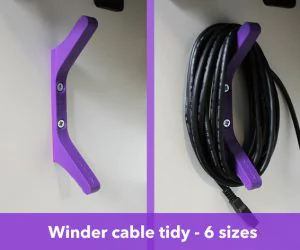 Winder Cable Tidy 6 Sizes 3D Models