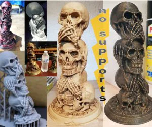 Skull The Three Wise Skulls 3D Models