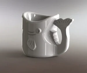 101 Use Fish Cup 3D Models